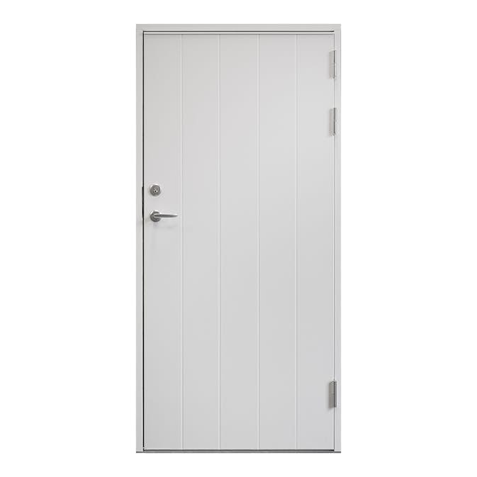 Ytterdörr Landskap Vitmålad