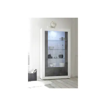 Vitrinskåp LC Spa Urbino 190 cm Grå/Vit