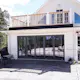 Vikdörr Vilenta Åre Trä/Aluminium 6-Delat