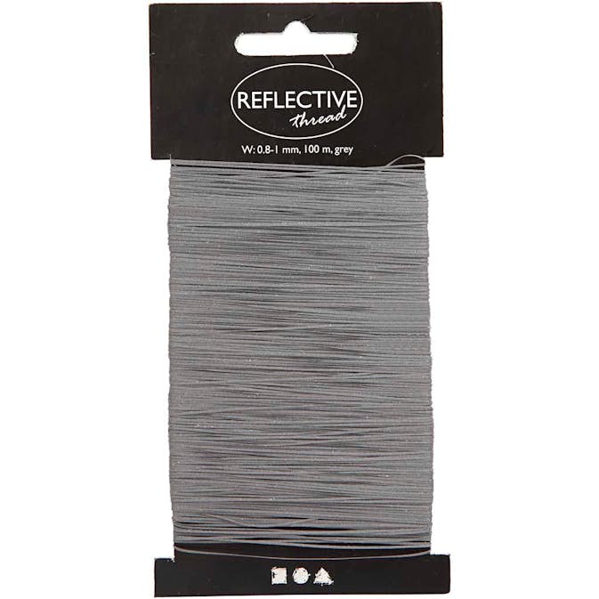Reflextråd Creativ Company Grå 100 m/1 Förp