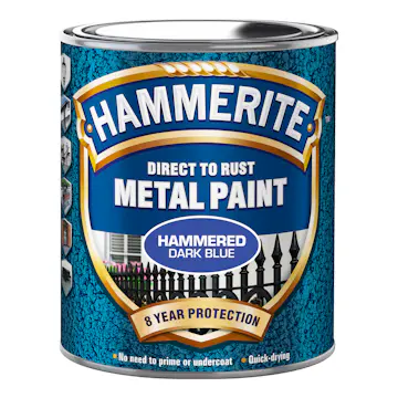 Rostskyddsfärg Hammerite Hammarlack Mörkblå 250ml