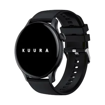 Smartwatch Kuura Function F7 V3 Svart Löparklocka med Pulsmätare