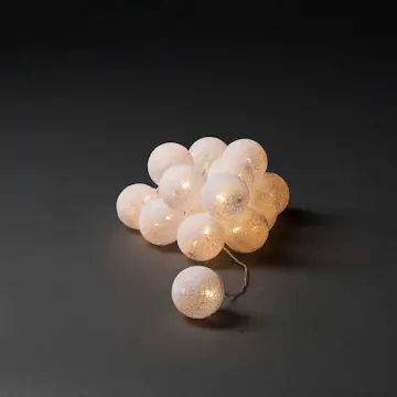 Ljusslinga Gnosjö Konstsmide 16L Garnbollar LED