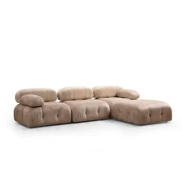 Soffa In Living Bengul 3-sits med Divan/Fotpall