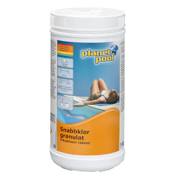 Snabbklor Planet Pool Snabbklor Granulat 1 kg