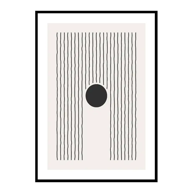 Poster Gallerix Flow Shapes No1