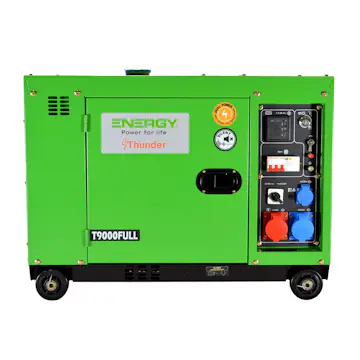 Elverk Energy T9000FULL 3-fas/1-fas Diesel