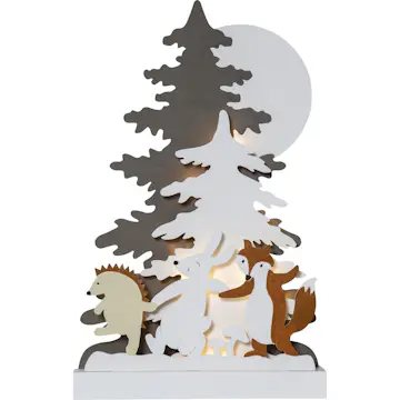 Juldekoration Star Trading Forest Friends X-mas Tree