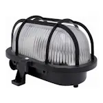 Gallerarmatur Malmbergs Oval Svart 60w