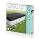 Poolöverdrag Bestway Flowclear PVC Svart 4,12 x 2,01 m Poolskydd