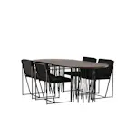 Matgrupp furniture/fashion Stone Oval med 4 Richmond Stolar