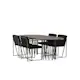 Matgrupp furniture/fashion Stone Oval med 4 Richmond Stolar