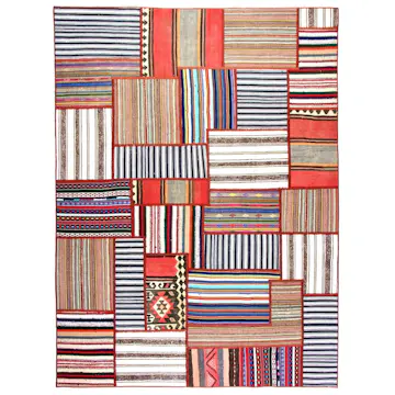 Persisk Patchworkmatta Arkiio Flerfärgad 179x241