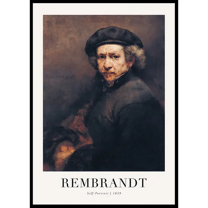 Poster Gallerix Self-Portrait 1659 By Rembrandt