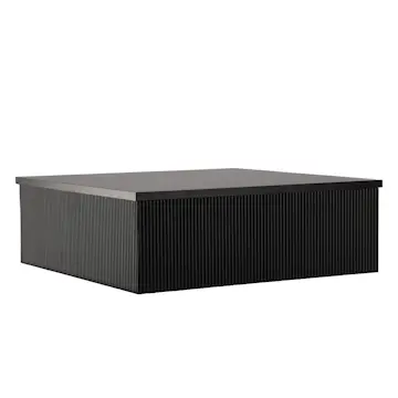 Soffbord Venture Home Lenox Svart Rektangulärt Vardagsrumsbord