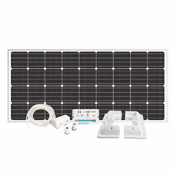 Solpanelspaket Sunwind 160 W Husvagn och Husbil Hörn