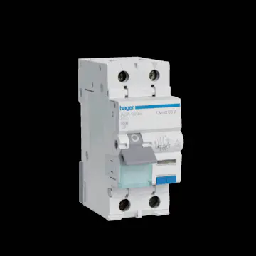 Personskyddsbrytare Hager 1-Polig + Nolla 6 kA C-Karakteristik 30 mA Typ A med Skruvanslutning