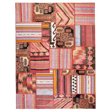 Persisk Patchworkmatta Arkiio Flerfärgad 170x230