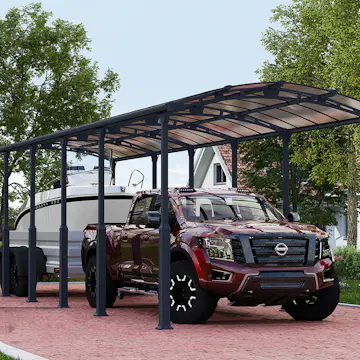 Carport Canopia by Palram Alpine I Metall För Husbil 3,6x13 m