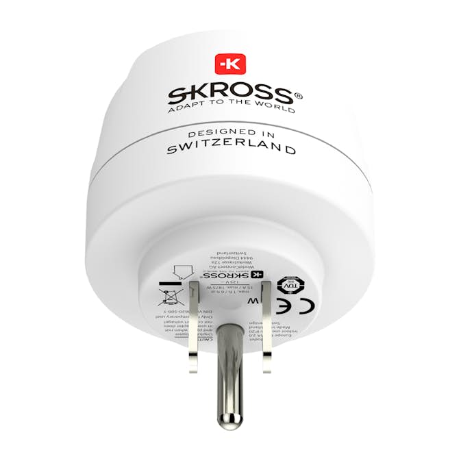 Reseadapter Skross Europa till USA Jordad