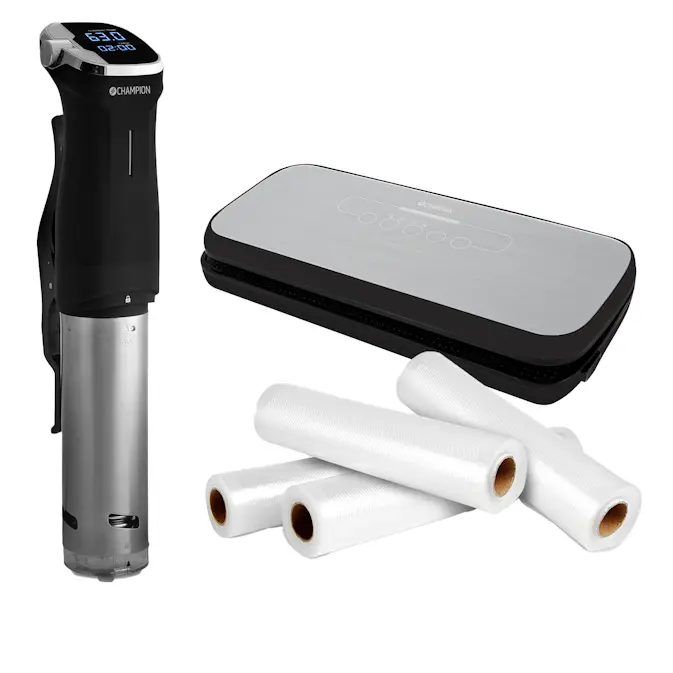 Sous Videpaket Champion m. Vakuumförpackare Fresh & 4 rullar