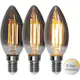 LED-Lampa Star Trading Soft Glow Smoke 3-step memory E14 C37
