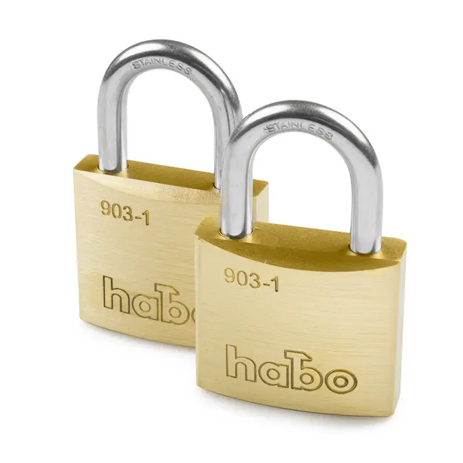 Hänglås Habo 903-1 Klass 1, 2-Pack