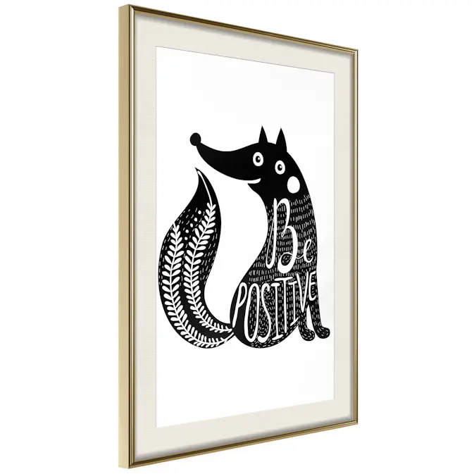 Poster Artgeist Affisch Be Positive