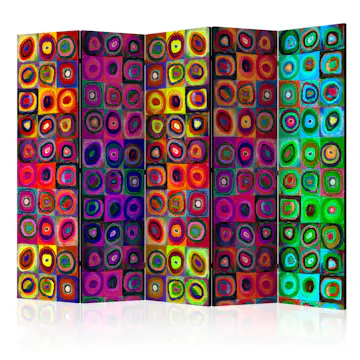 Rumsavdelare Skärmvägg Arkiio Colorful Abstract Art II 225x172 cm