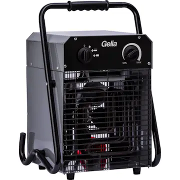 Värmefläkt Gelia Bygg 5 kW 400 V IP24 med Bärhandtag