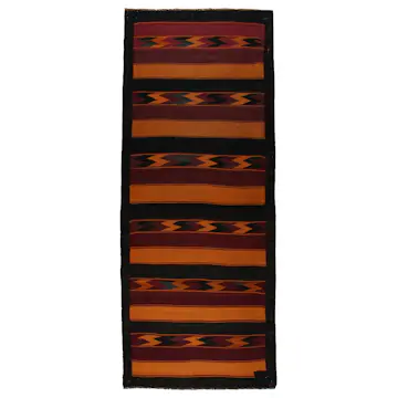 Handvävd Matta Arkiio Afghan Kelim Flerfärgad 130x334