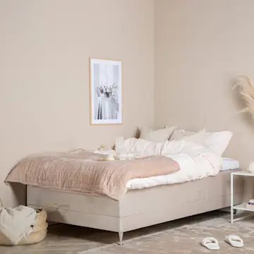 Ställbar Kontinentalsäng Venture Home Vansbro i Sammet