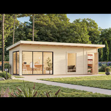 Stuga Palmako Andrea 22,1 m² Slide (inv. 21,1 m²)