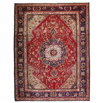 Persisk Matta Arkiio Tabriz Vintage Original 250x336