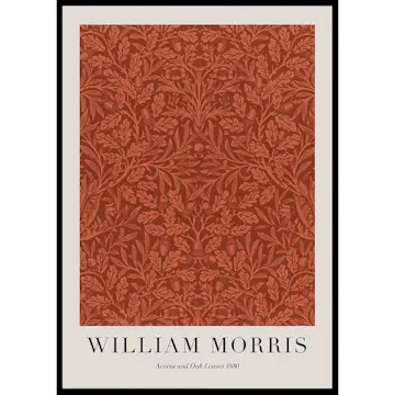 Poster Gallerix William Morris Acorns And Oak Leaves 1880