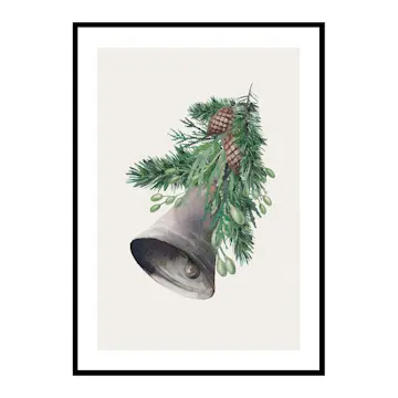Poster Gallerix Watercolor Christmas Bell