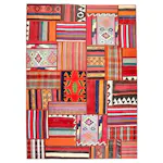 Persisk Patchworkmatta Arkiio Flerfärgad 165x233