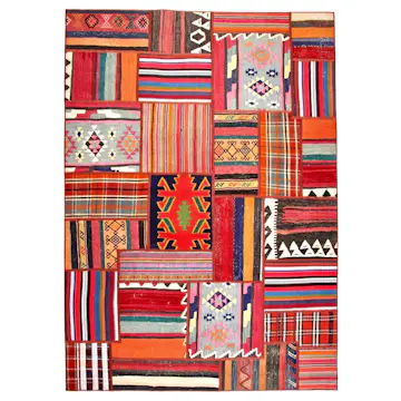 Persisk Patchworkmatta Arkiio Flerfärgad 165x233