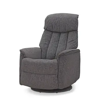Reclinerfåtölj Hagagruppen Umeå Snurrbar Grå Fåtölj