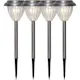 Solcellspollare Star Trading Palma LED Utebelysning med Sensor 4-pack