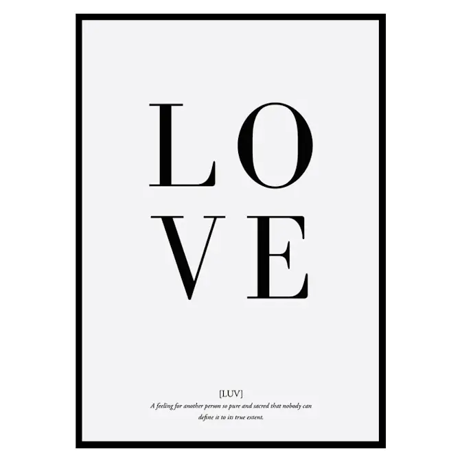 Poster Gallerix LOVE