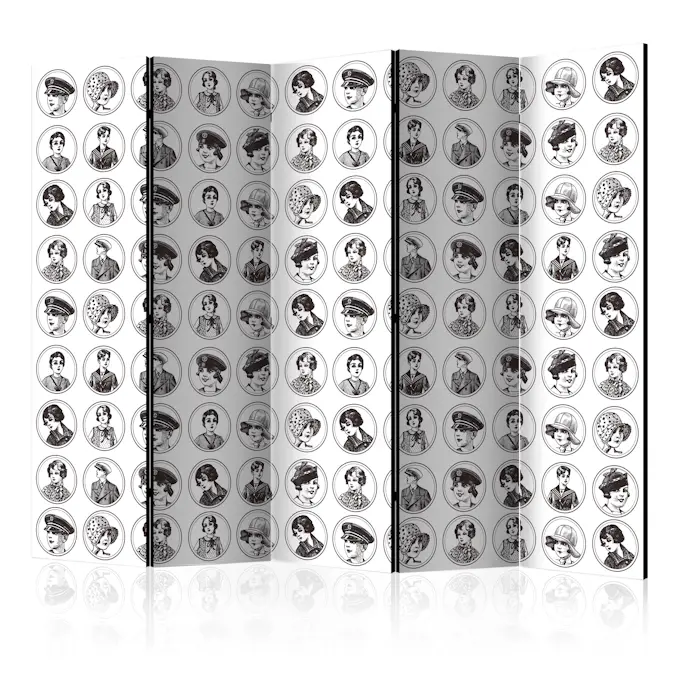 Rumsavdelare Skärmvägg Arkiio 20s and 30s II 225x172 cm