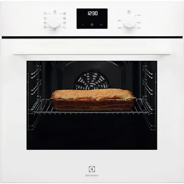 Inbyggnadsugn Electrolux COB410V Vit med Varmluftsfunktion och AquaClean