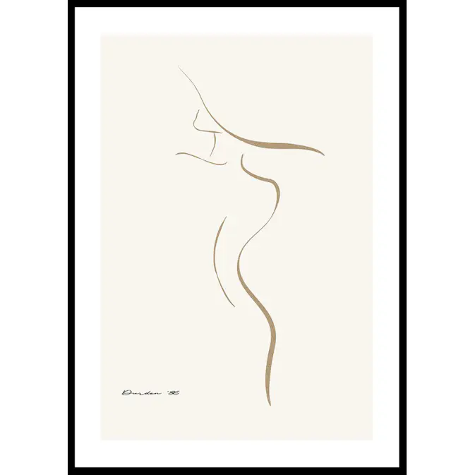Poster Gallerix Shape Of A Woman No1