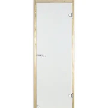 Glasdörr Harvia Klar med Furukarm 7x19