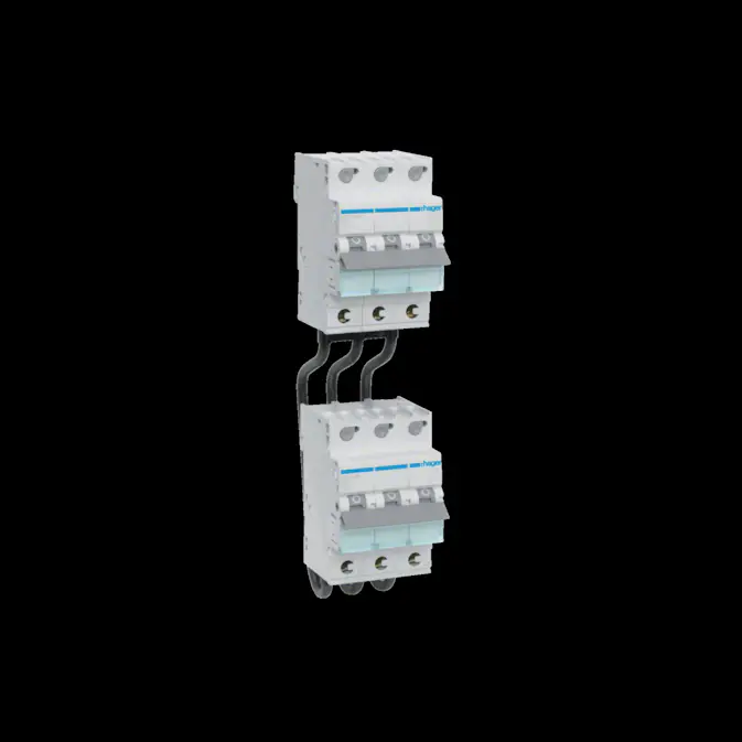 Överkopplingsbygel Hager med Radavstånd 125 mm för Gamma/Vector/Golf/Volta/FW-kapslingar