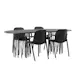 Matgrupp furniture/fashion Stone med 4 Baltimore Stolar