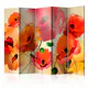 Rumsavdelare Skärmvägg Arkiio Velvet Poppies II 225x172 cm