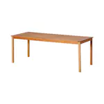 Trädgårdsbord Cinas Oxford/Rosenholm Teak 210x90 cm