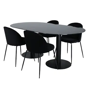 Matgrupp Venture Home Oslo med 4 Wrigley Stolar